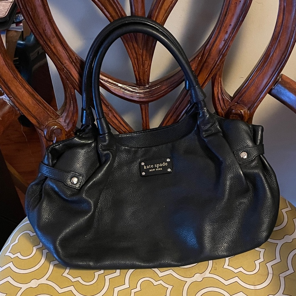 Kate Spade Black Leather Shoulder Bag